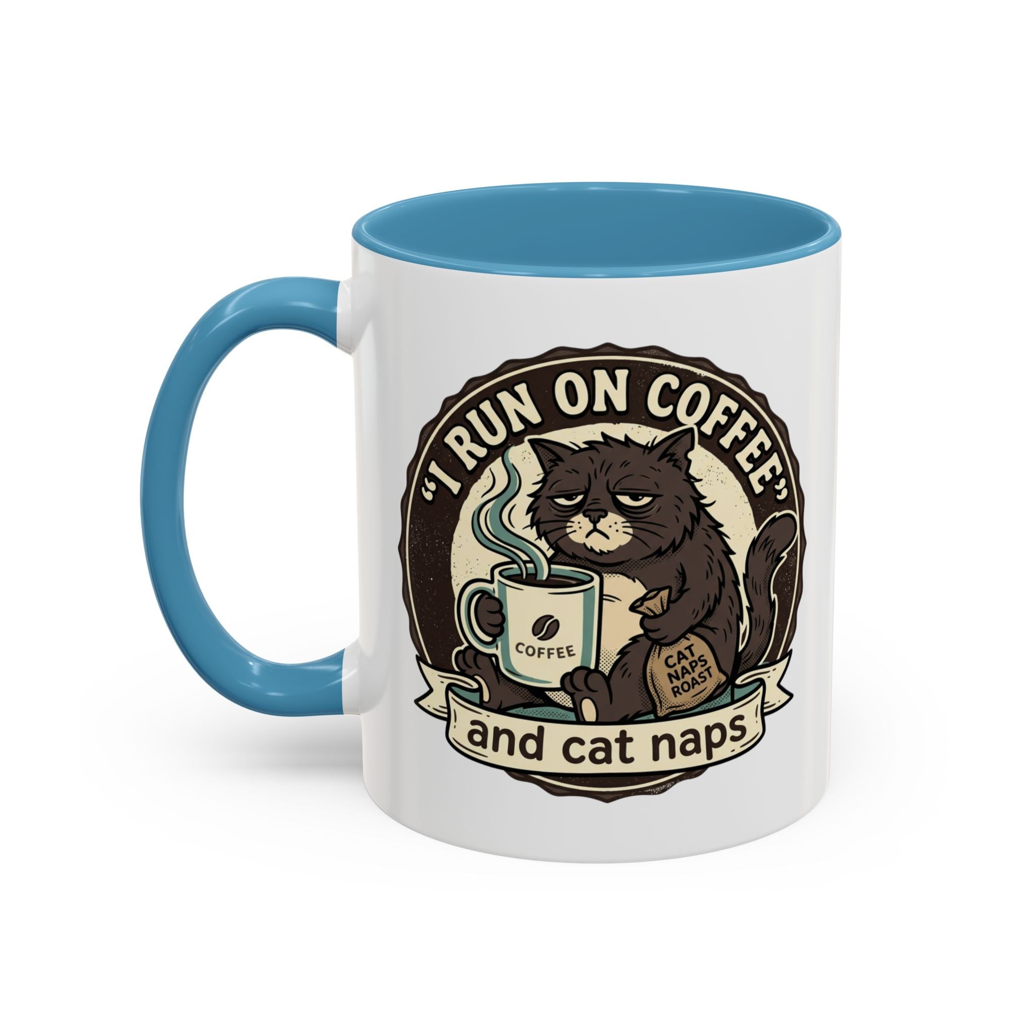 Coffee Lovers Mug — Rustic 'Coffee & Hops' Accent Ceramic Mug (11/15oz)