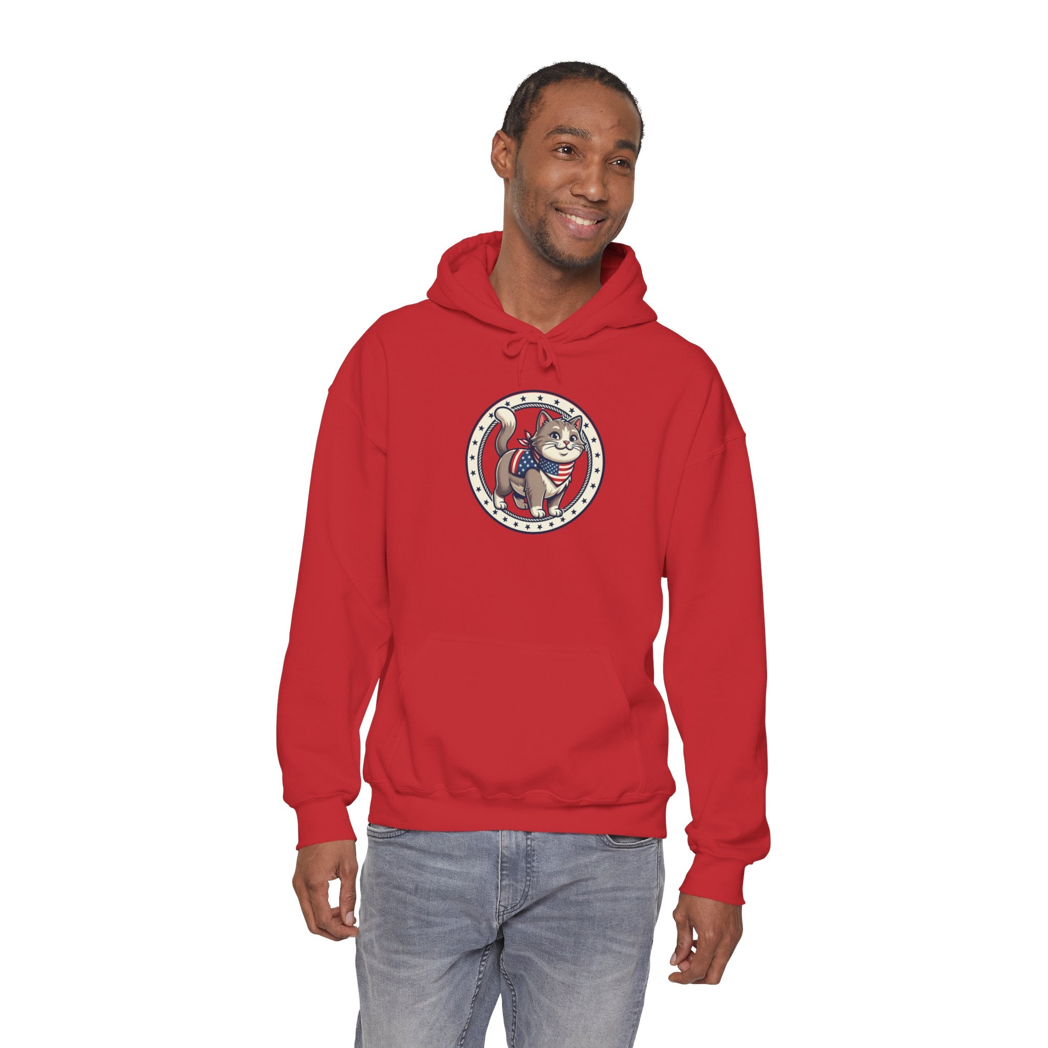 Patriotic Cat Hoodie