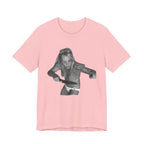 Vintage Grunge Graphic Tee – Monochrome Retro Pinup Girl Design