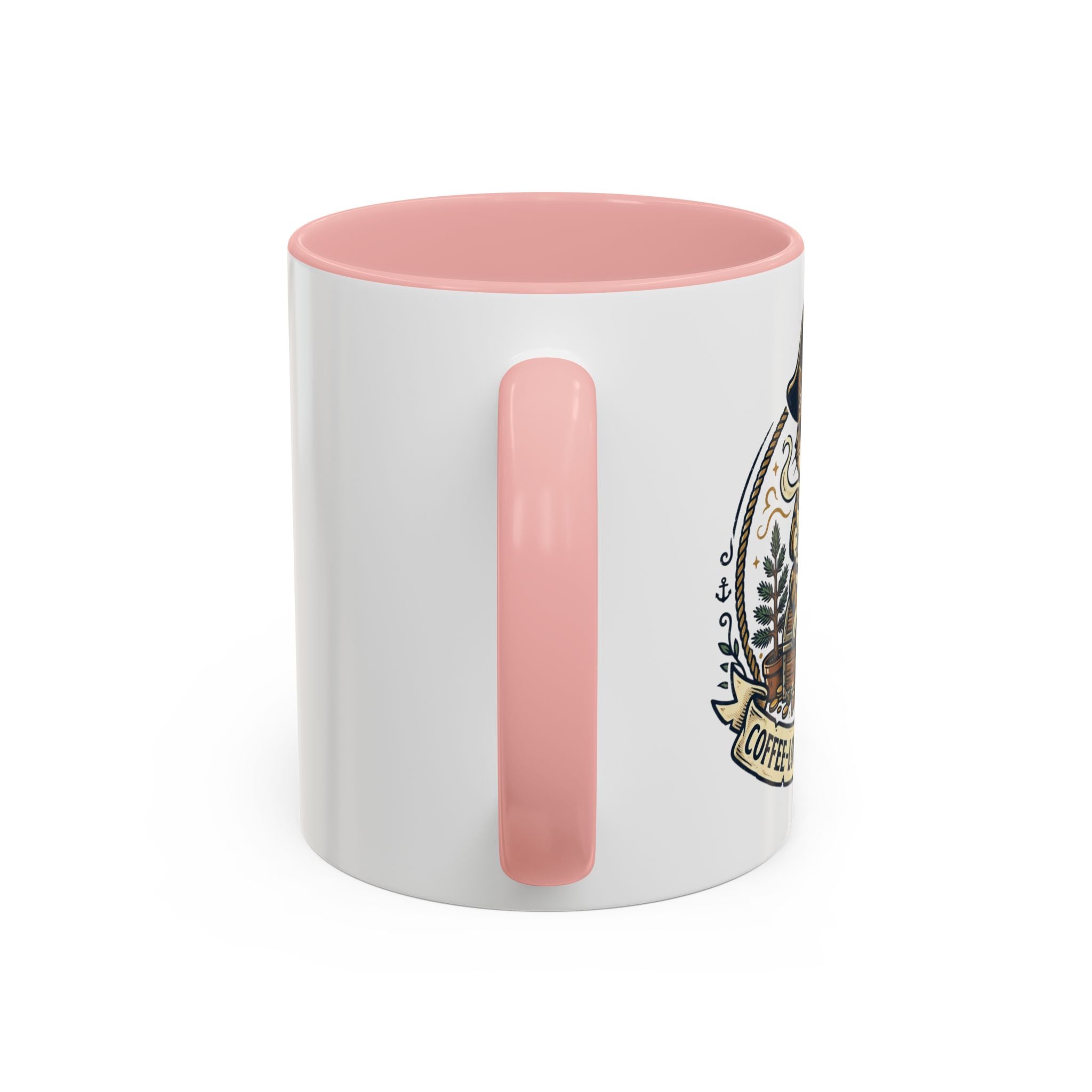 Vintage Sailor Anchor Coffee Mug — Nautical Tattoo Accent Mug (11/15oz)