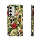 Tropical chihuahua Phone Case — Floral Pineapple Protective Tough Case