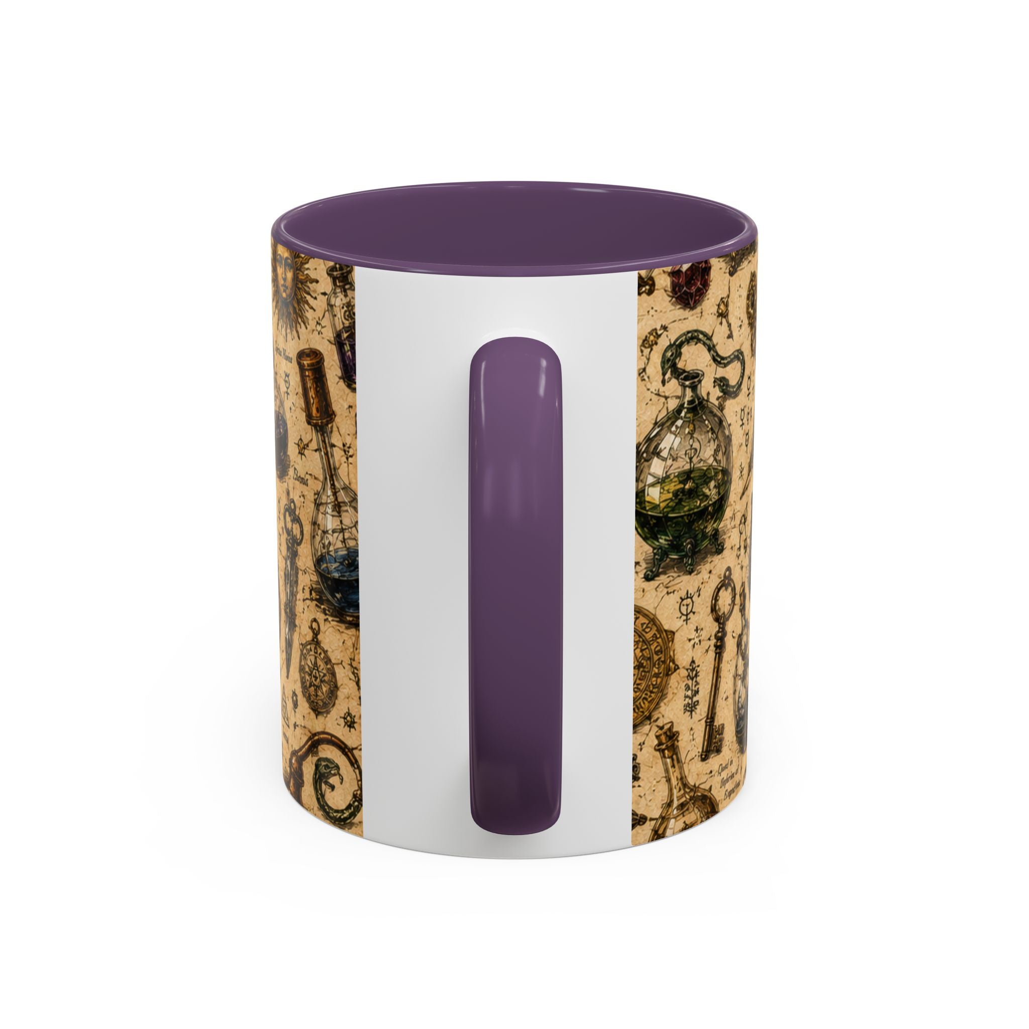 The Alchemist's Cabinet Coffee Mug — Vintage Apothecary Accent Mug (11/15 oz)