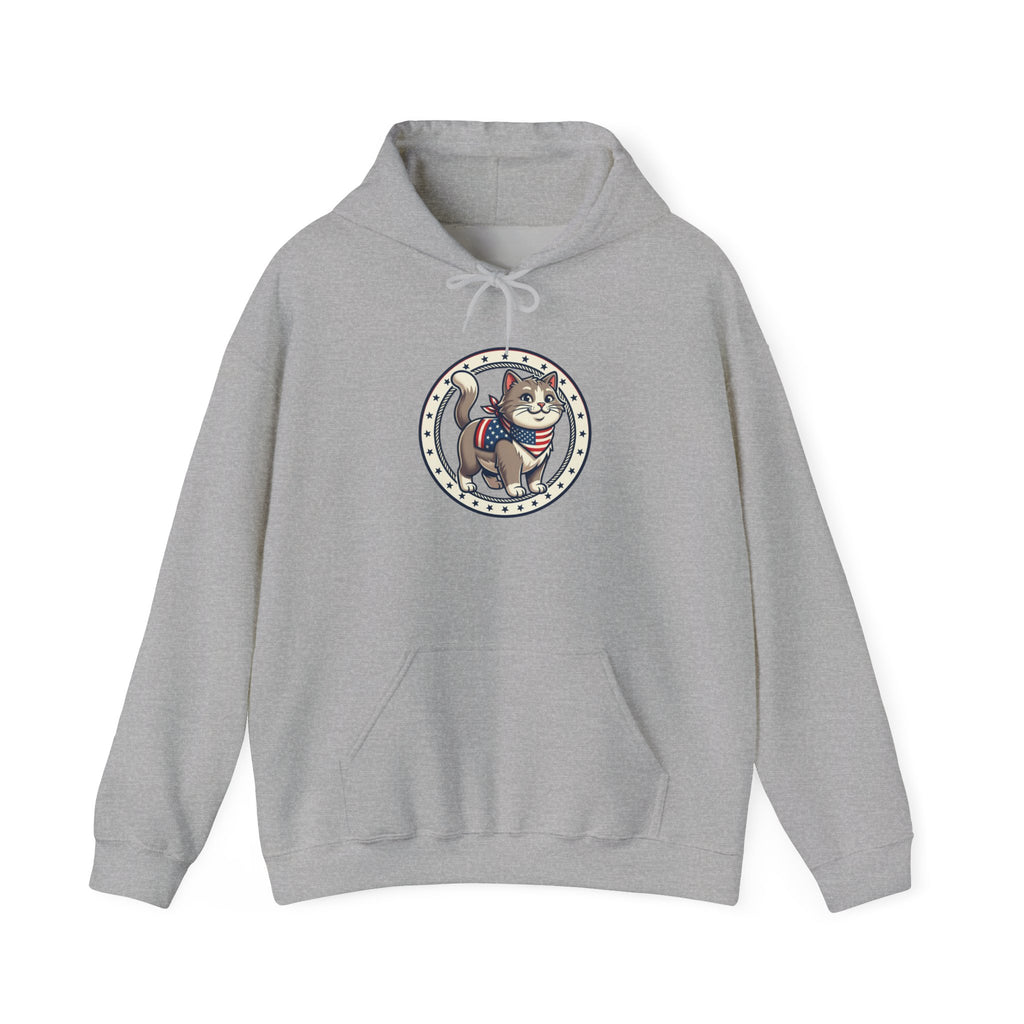 Patriotic Cat Hoodie