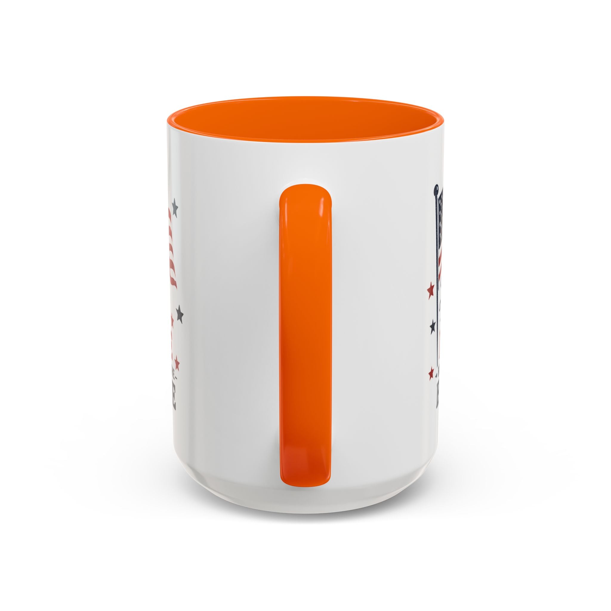 Patriotic Coffee Mug — "Land of the Free Because of the Brave" Accent Mug