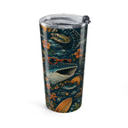 20oz Ocean Whale Tumbler – 'Good Vibes' Underwater Travel Mug