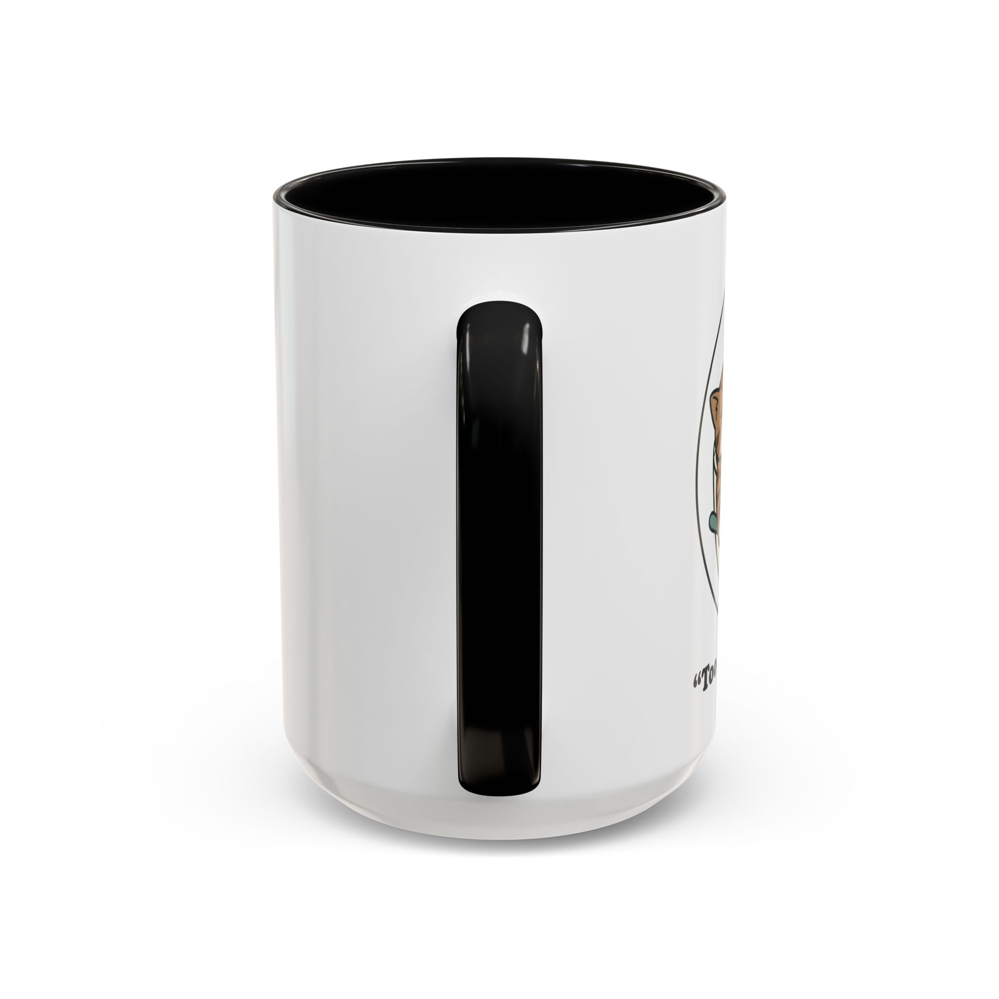 Latte Cat Coffee Mug – "Don't Wake Me, I'll Move" Cute Cat Latte Art Ceramic Accent Mug