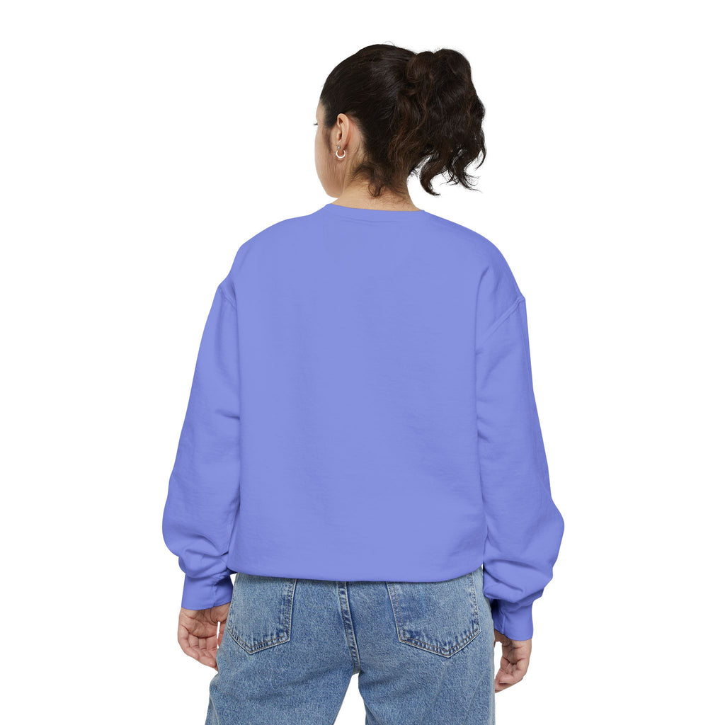 Floral Meadow Sweatshirt — Pink Cosmos Garden Crewneck