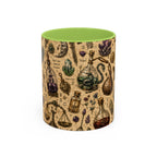 The Alchemist's Cabinet Coffee Mug — Vintage Apothecary Accent Mug (11/15 oz)
