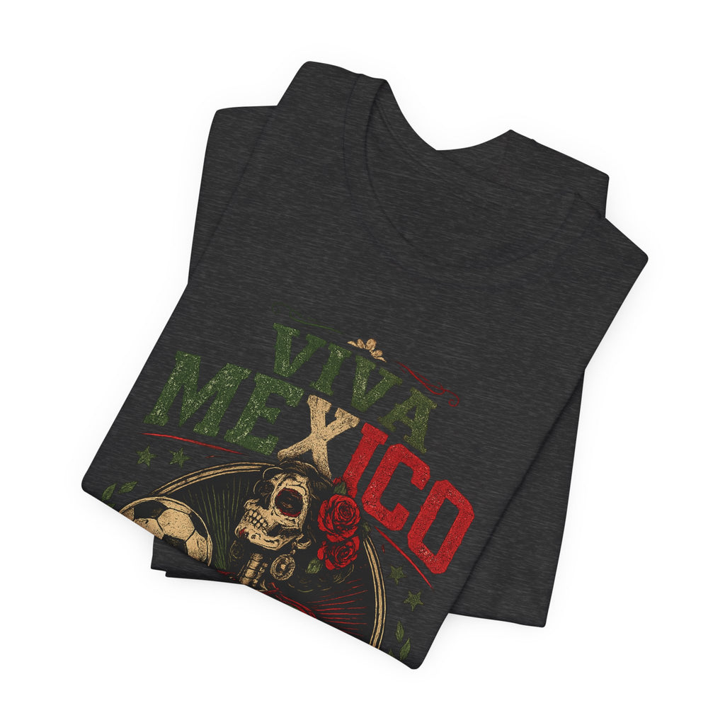 Mexico Catrina Skull T‑Shirt — Day of the Dead Mexican Soccer Tee