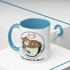 Latte Cat Coffee Mug – "Don't Wake Me, I'll Move" Cute Cat Latte Art Ceramic Accent Mug