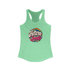 Women's Ideal Racerback Tank - "Hetero Jamás"