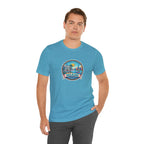 Miami Beach Vintage Logo Tee — Miami Skyline Sunset T‑Shirt