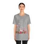 Floral Meadow Tee – Pink Wildflower Field Graphic T-Shirt