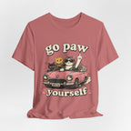 Go Paw Yourself Cat Tee – Cute Retro Cats in Convertible T‑Shirt