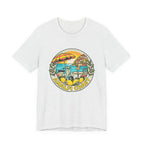 Amalfi Coast Vintage Travel Tee — Scenic Lemon & Vespa Graphic