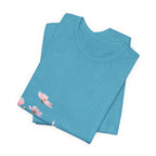 Floral Meadow Tee – Pink Wildflower Field Graphic T-Shirt