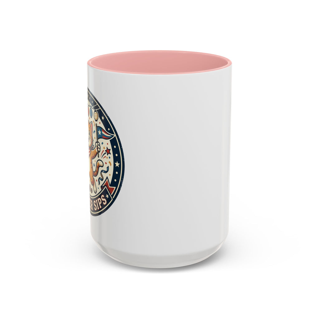 Space Camper Patch Coffee Mug — Retro Astronaut Camper 11/15oz Accent Mug