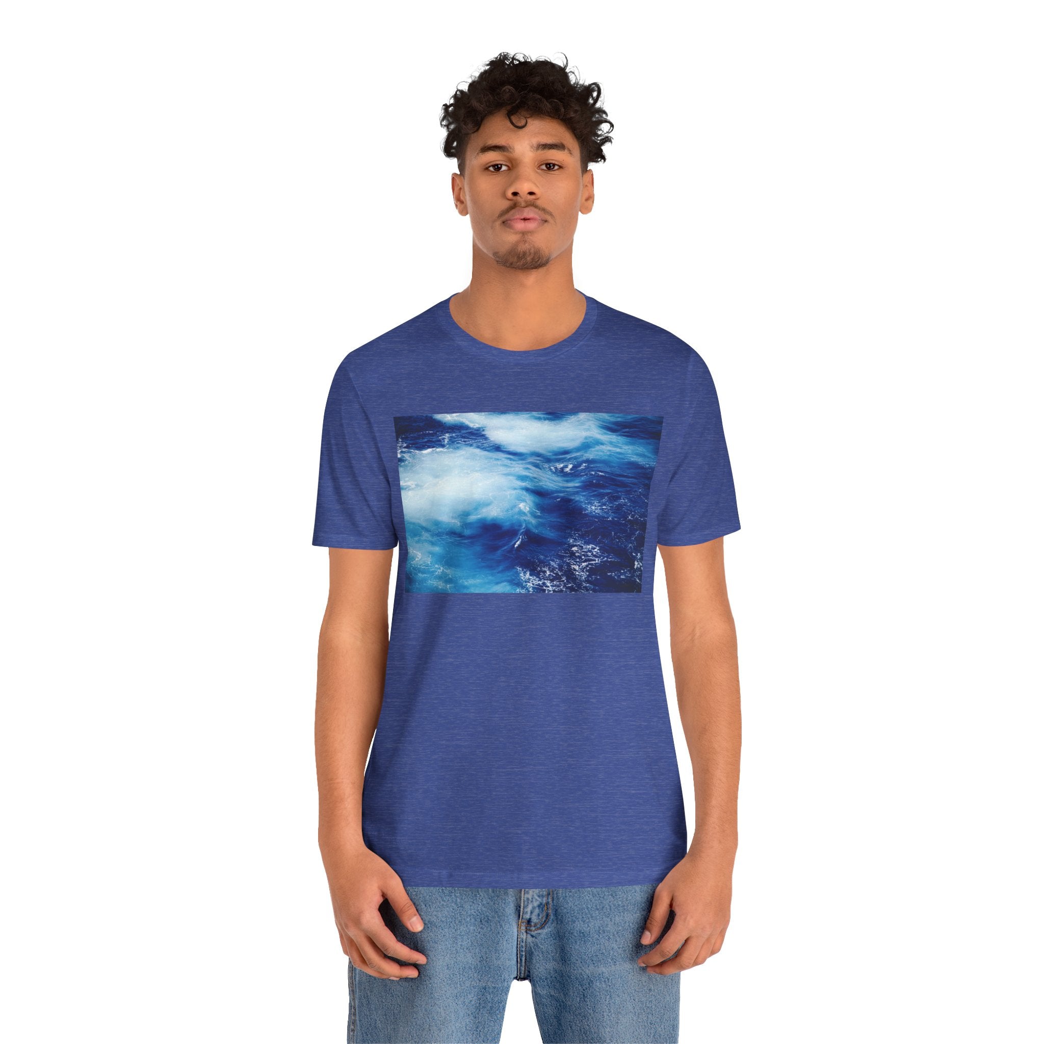 Ocean Waves  Tee — Blue Water Photography T-Shirt