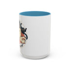 Cat Jester Accent Coffee Mug – Whimsical Vintage Cat Illustration (11/15oz)