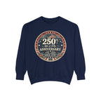 250th 4th of July Anniversary Sweatshirt — Patriotic Independence Day Crewneck