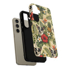 Tropical chihuahua Phone Case — Floral Pineapple Protective Tough Case