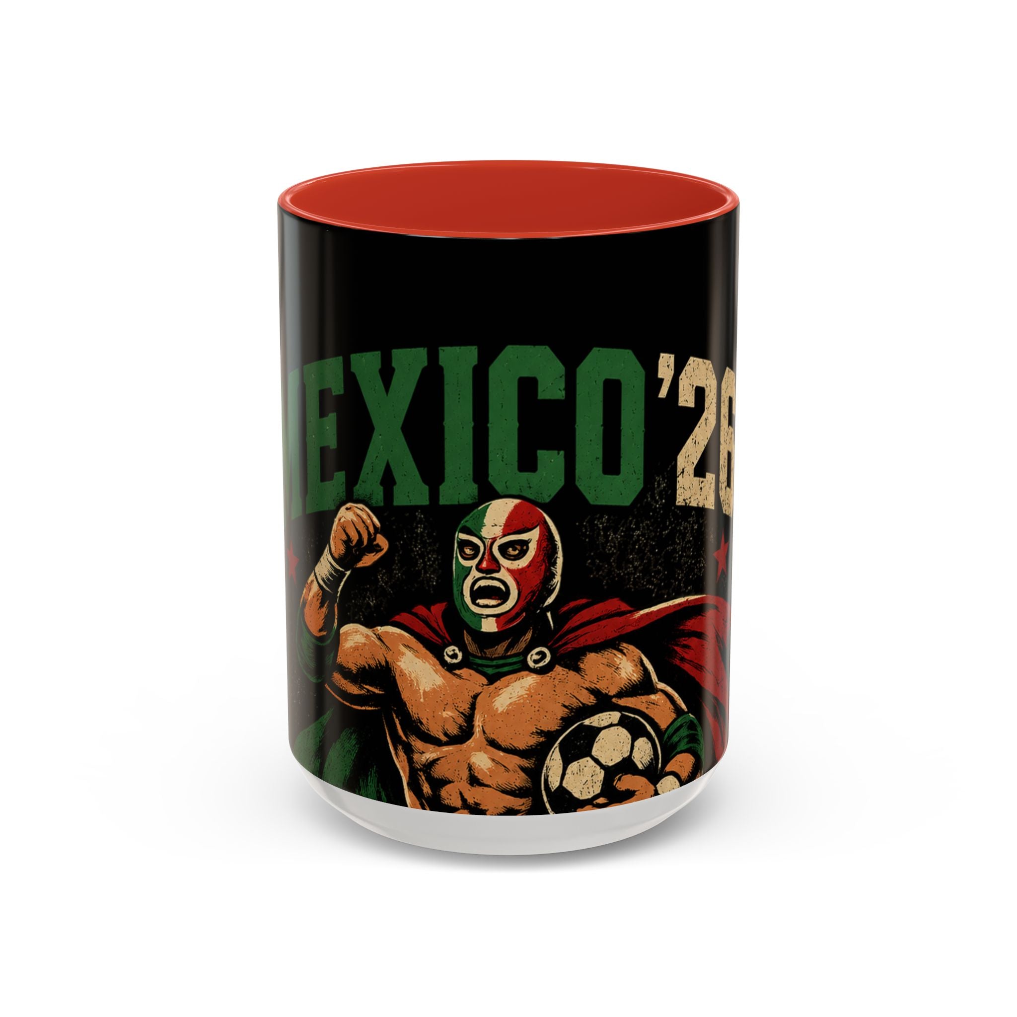 Mexico ’26 Luchador Soccer Coffee Mug