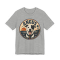 Angus Dog Tee — Retro Beach Portrait T-Shirt