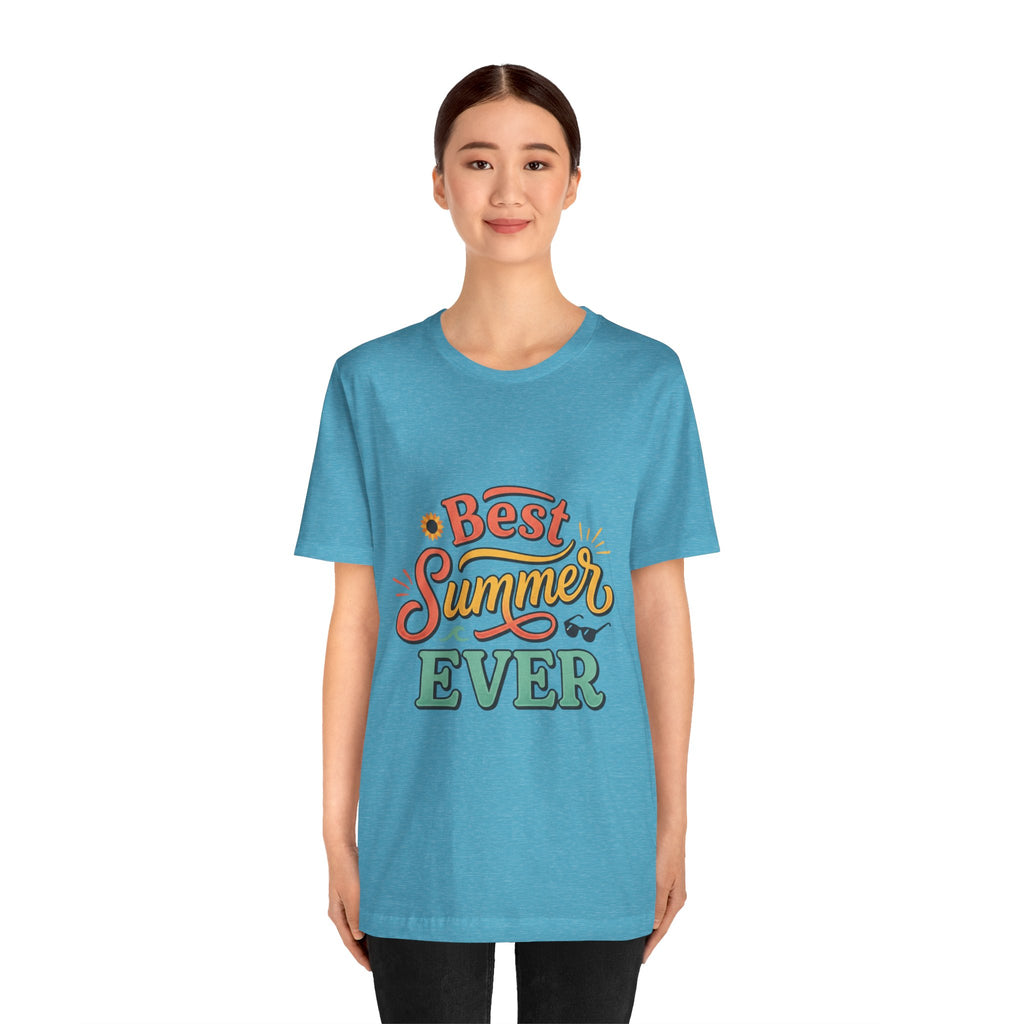 Best Summer Ever T-Shirt — Retro Colorful Vacation Tee