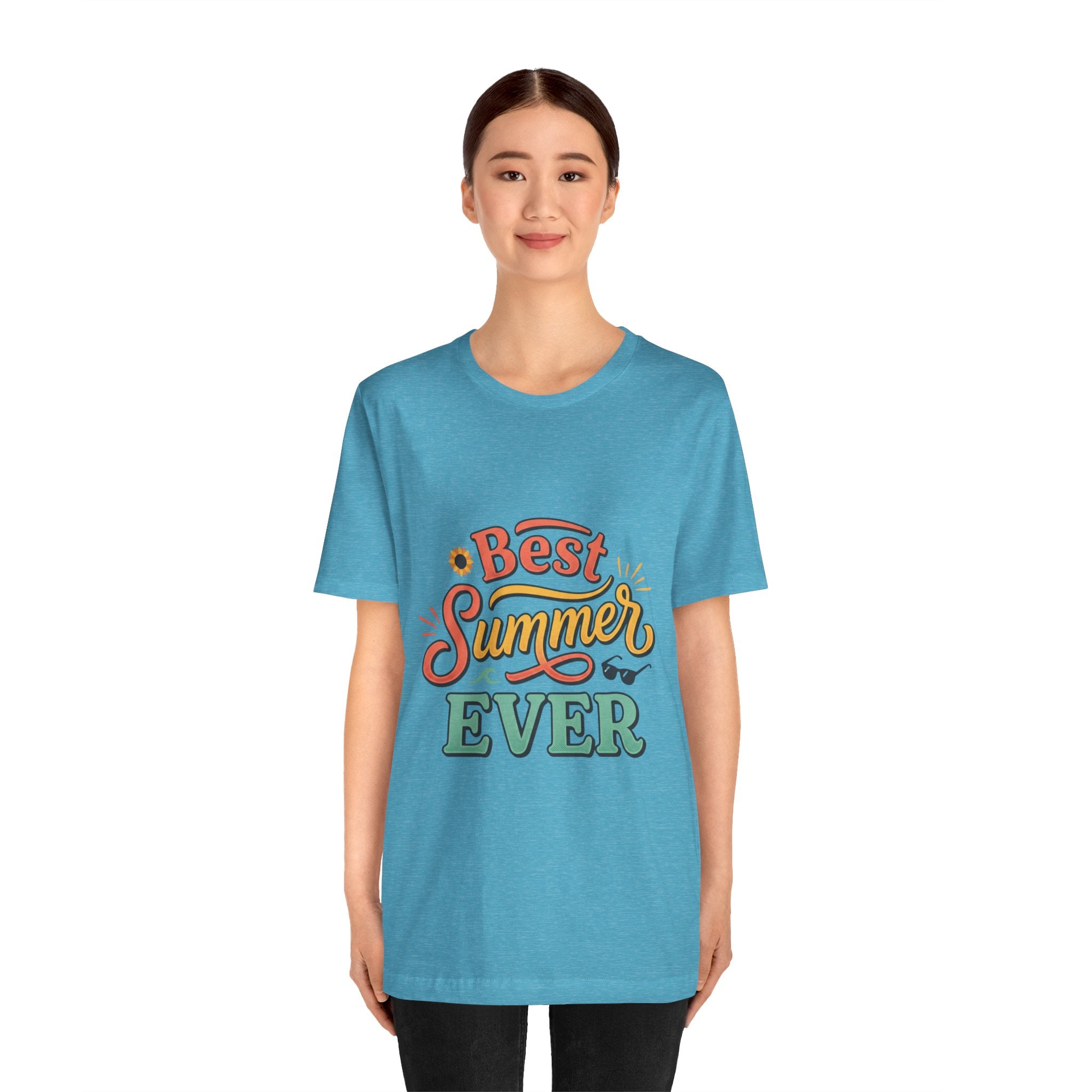 Best Summer Ever T-Shirt — Retro Colorful Vacation Tee