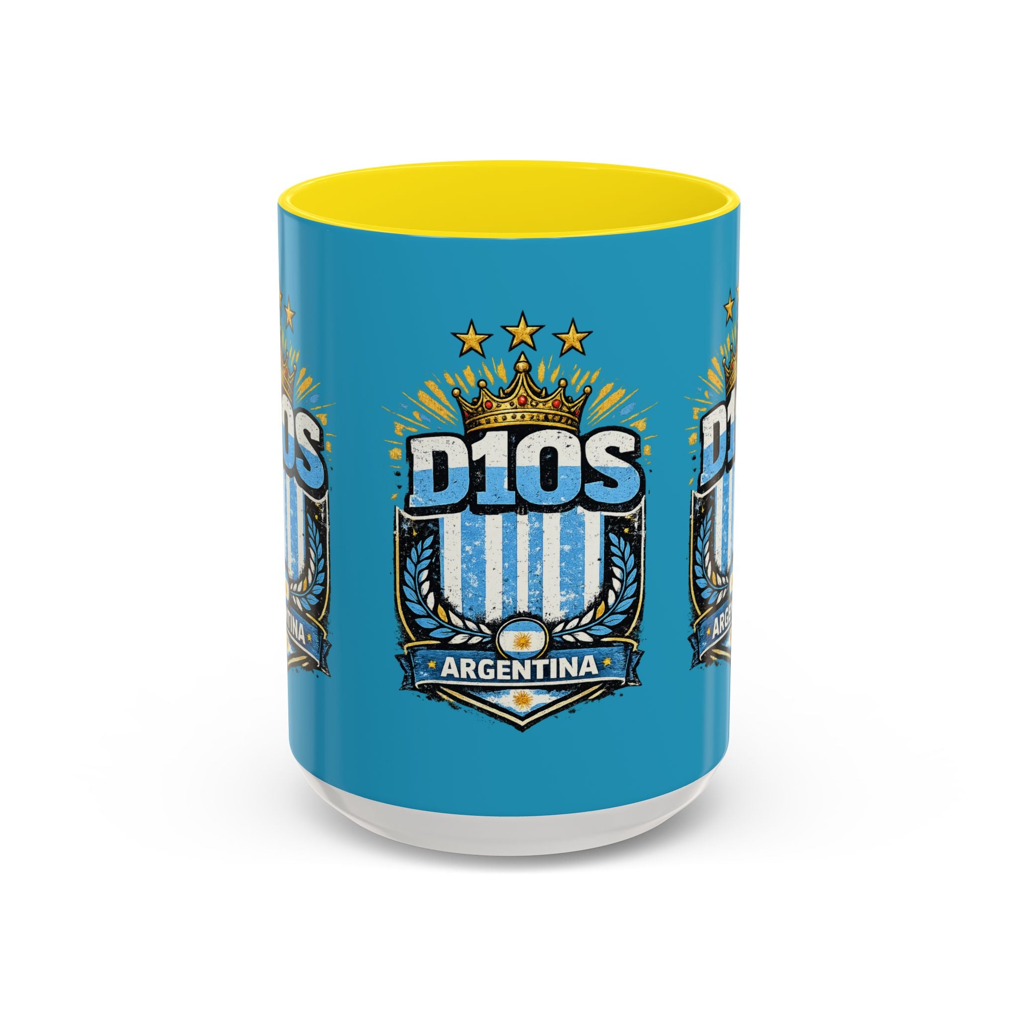 Coffee Mug — Bright Blue Accent Ceramic Mug (11/15oz)