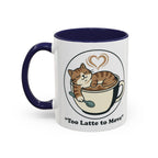 Latte Cat Coffee Mug – "Don't Wake Me, I'll Move" Cute Cat Latte Art Ceramic Accent Mug