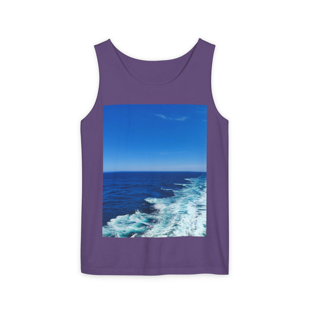 Ocean View Photo Tank Top — Coastal Beach Vibes Summer Tee
