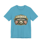 We The People of Soccer T-Shirt — American Flag Vintage Soccer Tee