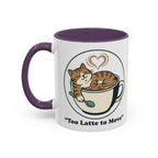 Latte Cat Coffee Mug – "Don't Wake Me, I'll Move" Cute Cat Latte Art Ceramic Accent Mug