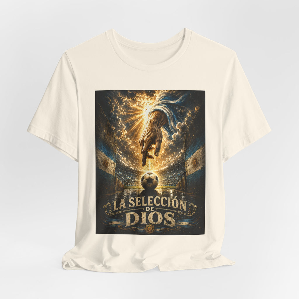Soccer Faith T-Shirt — "La Selección de Dios" Graphic Tee