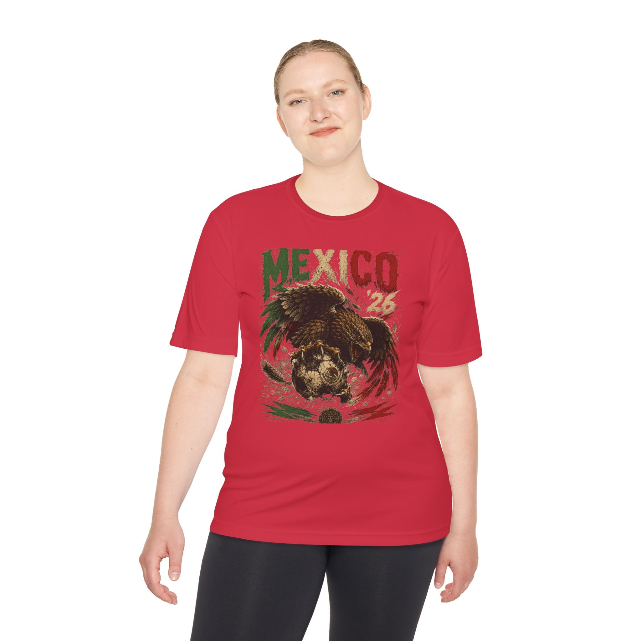 Mexico Eagle Graphic Tee — Mexican Flag Patriotic Soccer Fan Shirt