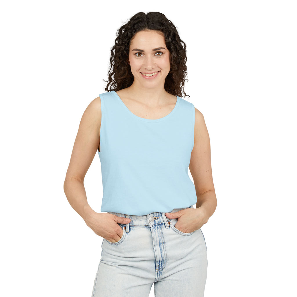 Summer Vibes Unisex Tank Top - Retro Sun Graphic
