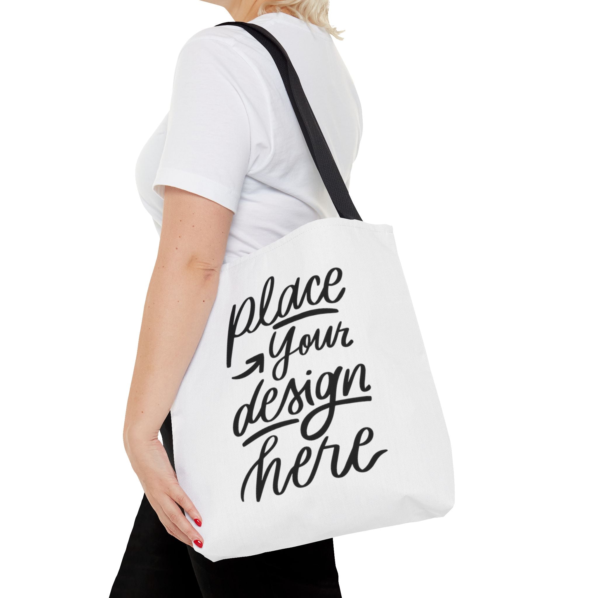 Custom Printed Tote Bag — Personalized All-Over-Print Canvas Shopper