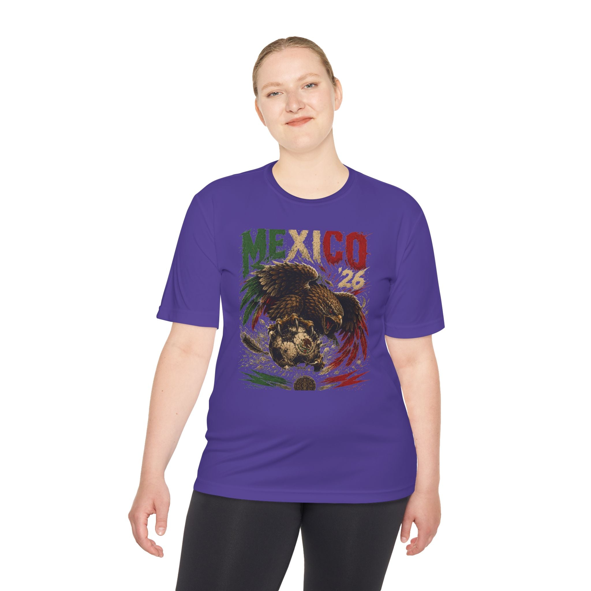 Mexico Eagle Graphic Tee — Mexican Flag Patriotic Soccer Fan Shirt