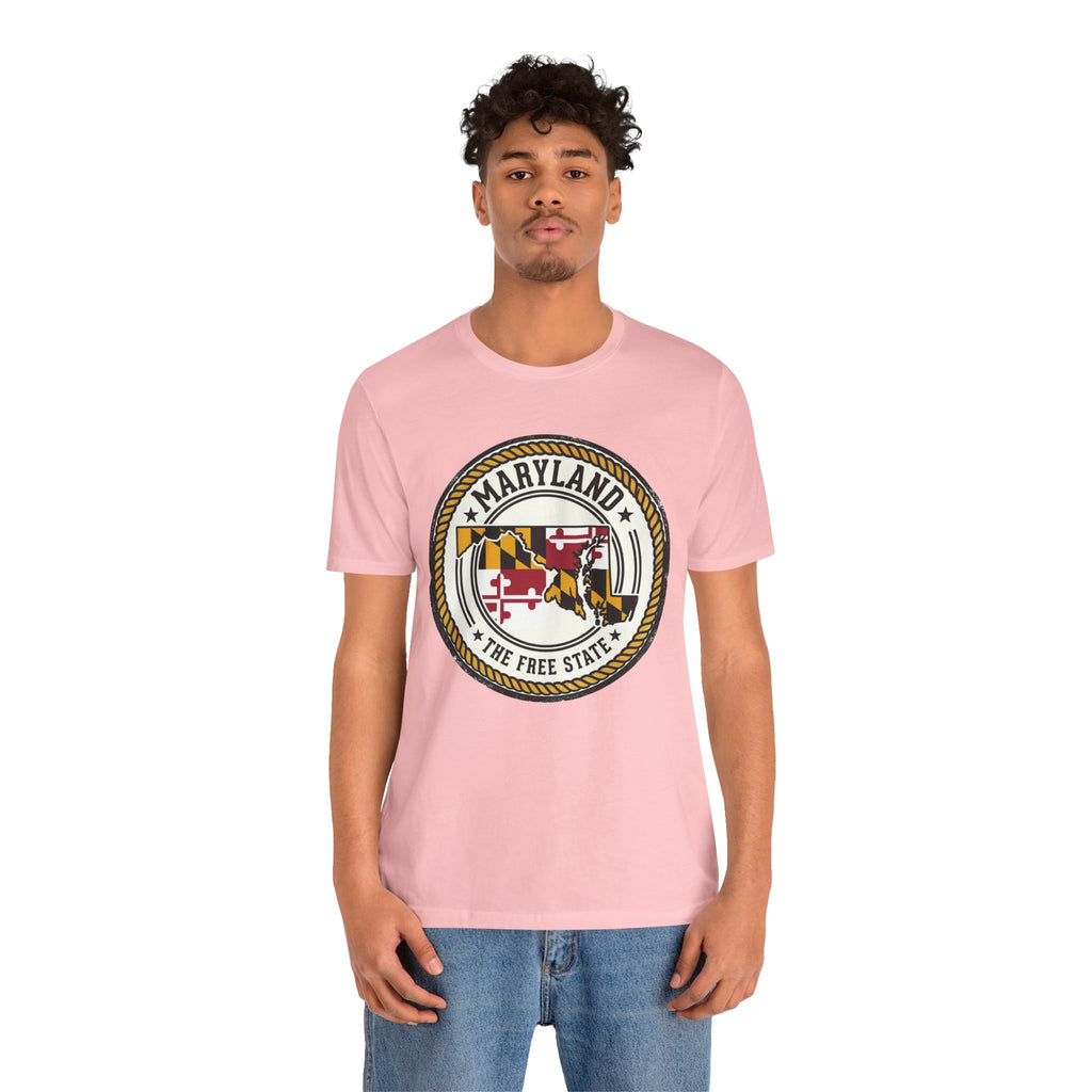Maryland State Seal T-Shirt – The Free State Flag Emblem Tee
