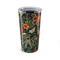 20oz Octopus Floral Tumbler — Tropical Nautical Insulated Travel Cup