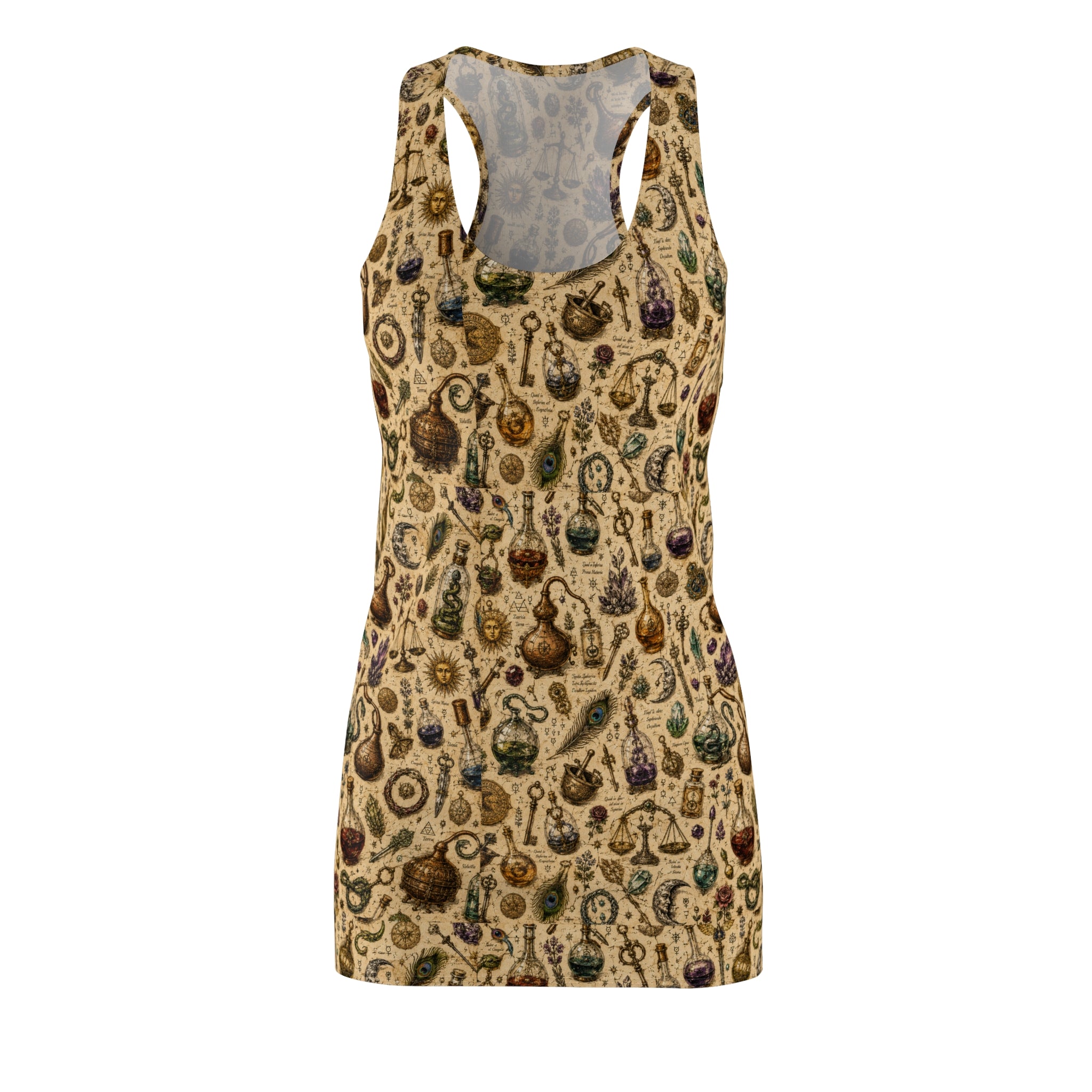 Racerback Dress — The Alchemist's Cabinet Print