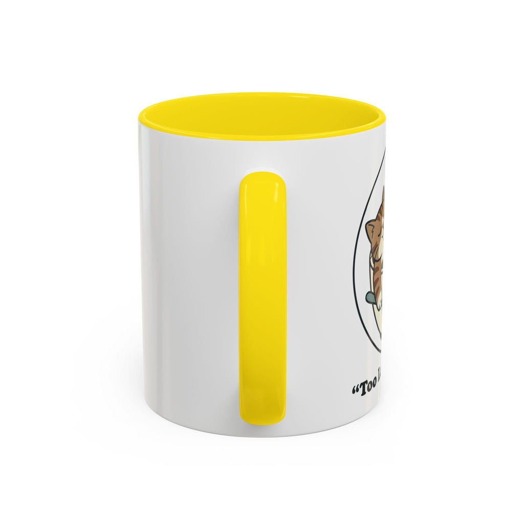 Latte Cat Coffee Mug – "Don't Wake Me, I'll Move" Cute Cat Latte Art Ceramic Accent Mug