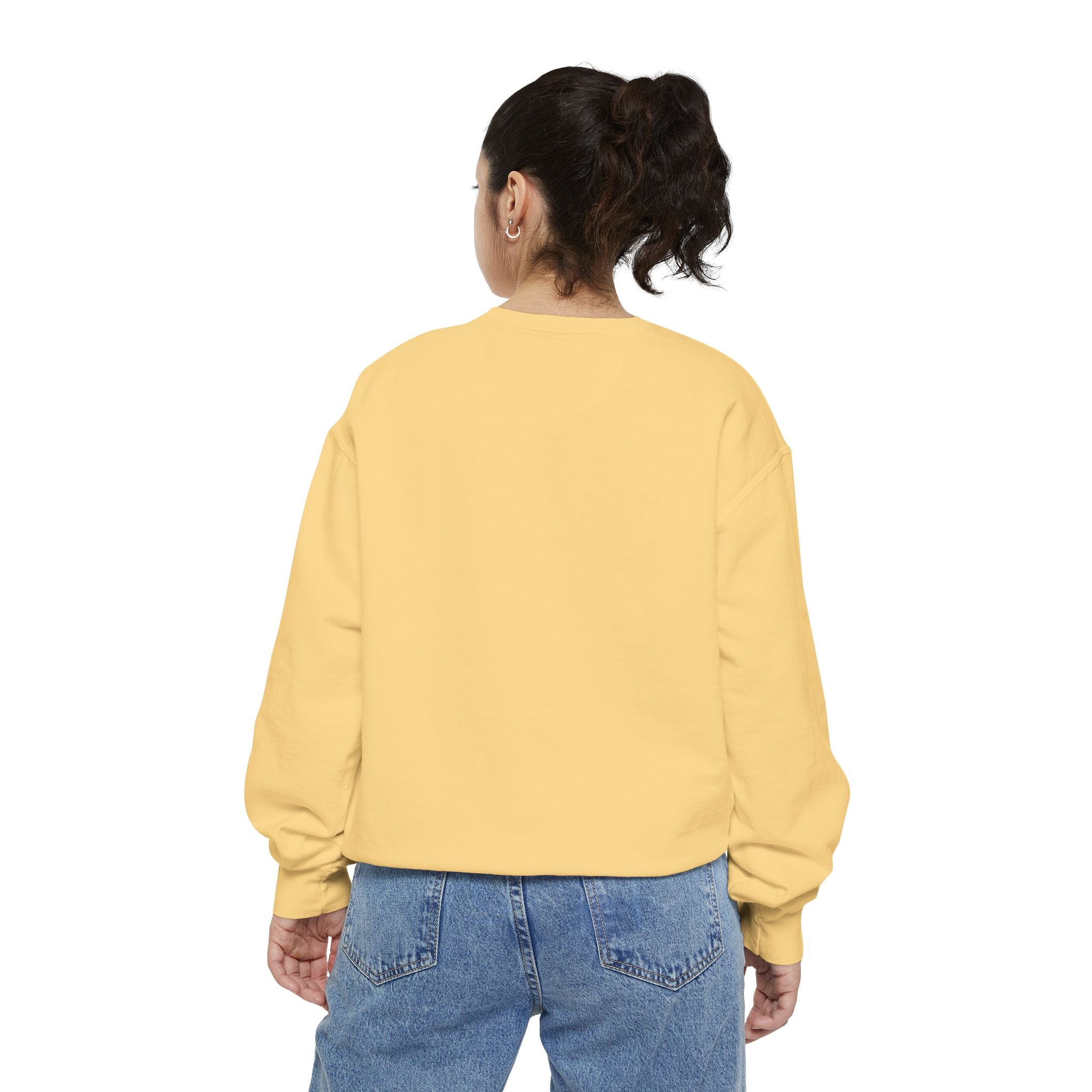 Floral Meadow Sweatshirt — Pink Cosmos Garden Crewneck