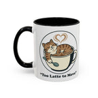 Latte Cat Coffee Mug – "Don't Wake Me, I'll Move" Cute Cat Latte Art Ceramic Accent Mug