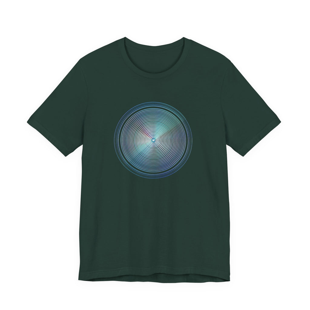 Hypnotic Holo Spiral T‑Shirt