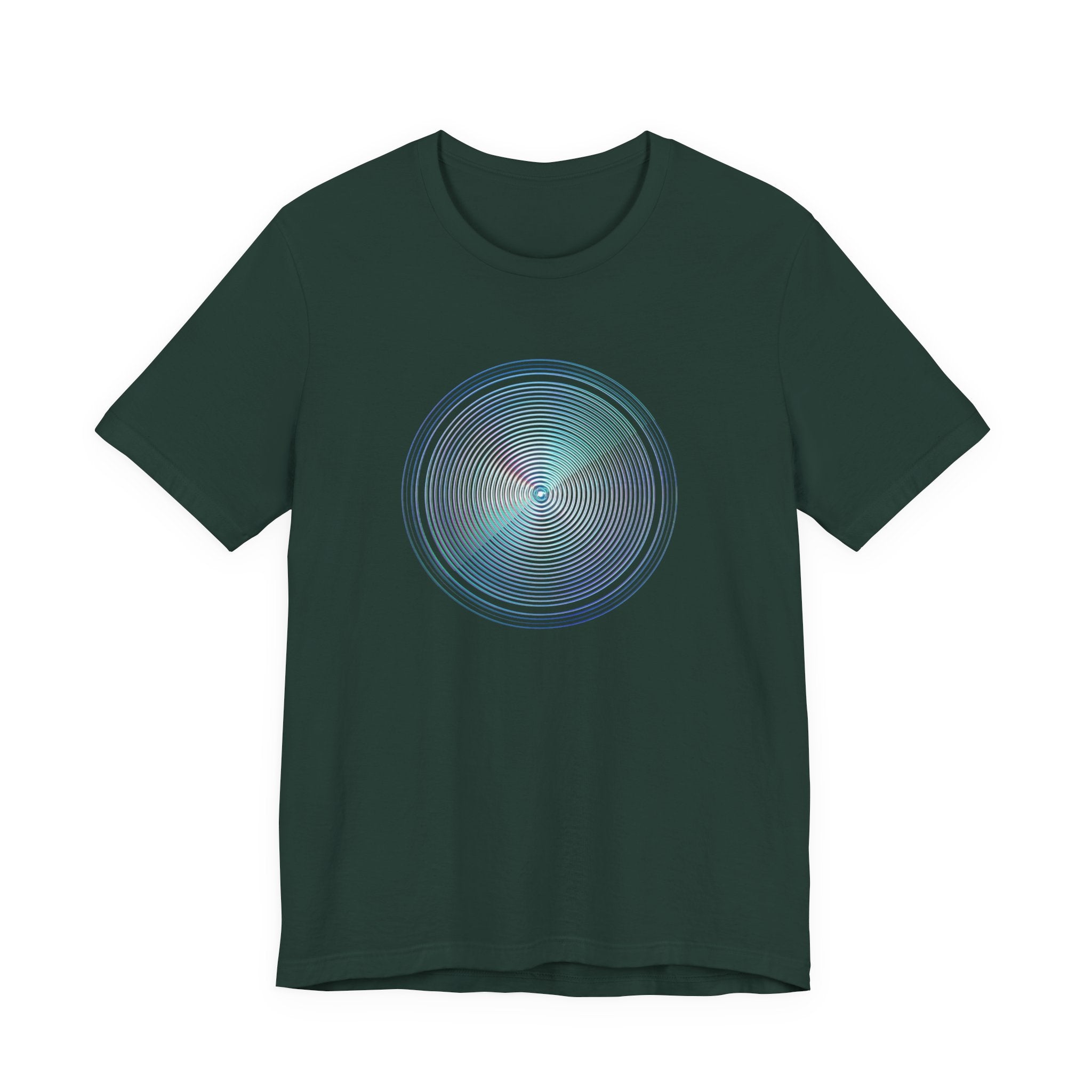 Hypnotic Holo Spiral T‑Shirt