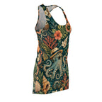 Octopus Garden Racerback Dress — Vintage Nautical Floral Print