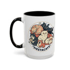 Cat Jester Accent Coffee Mug – Whimsical Vintage Cat Illustration (11/15oz)