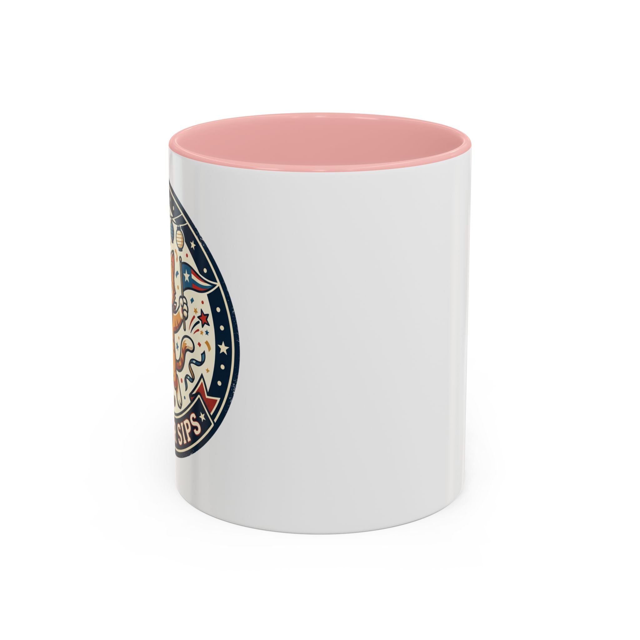 Space Camper Patch Coffee Mug — Retro Astronaut Camper 11/15oz Accent Mug